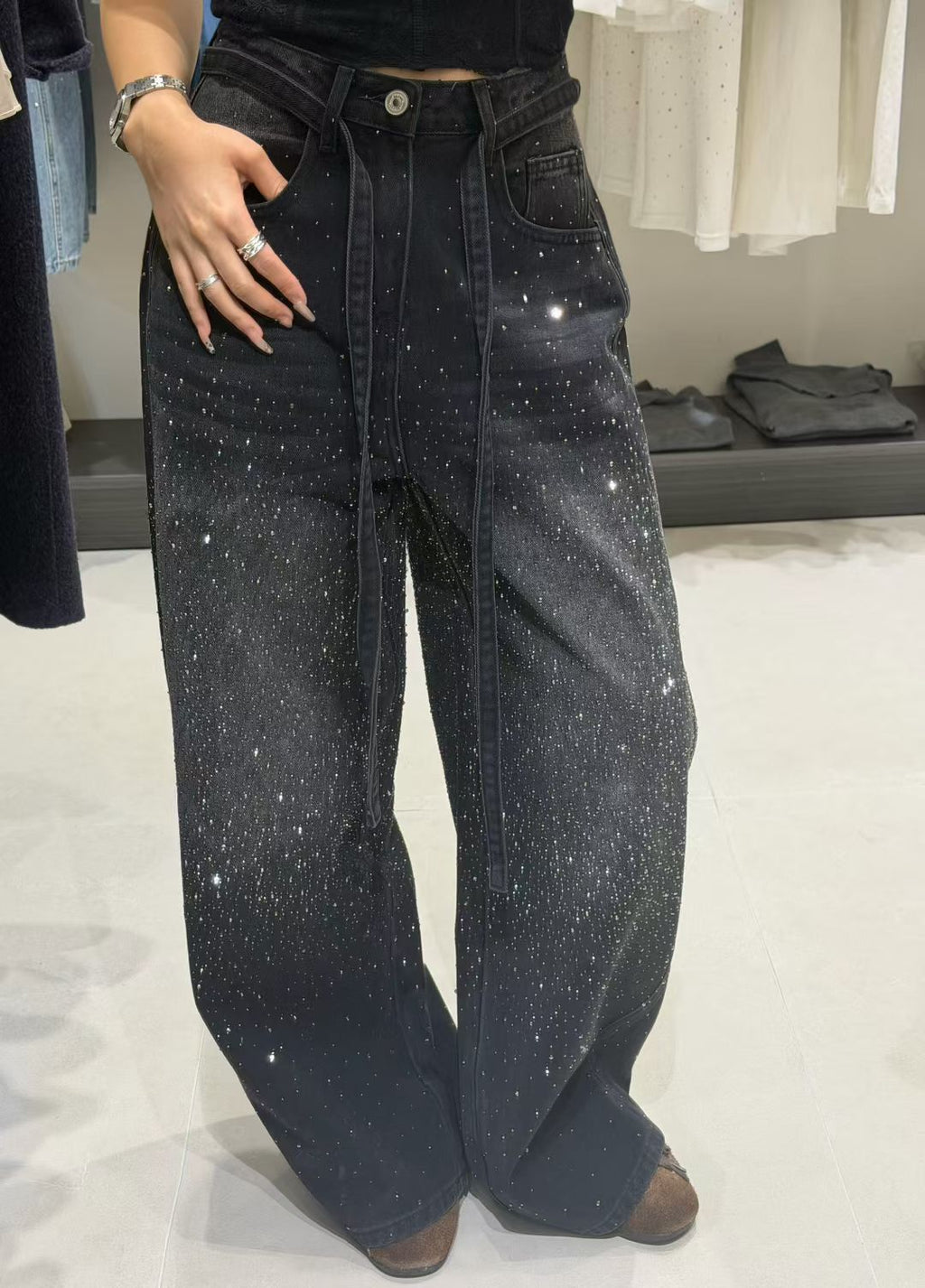 Starlight Crystal Jeans