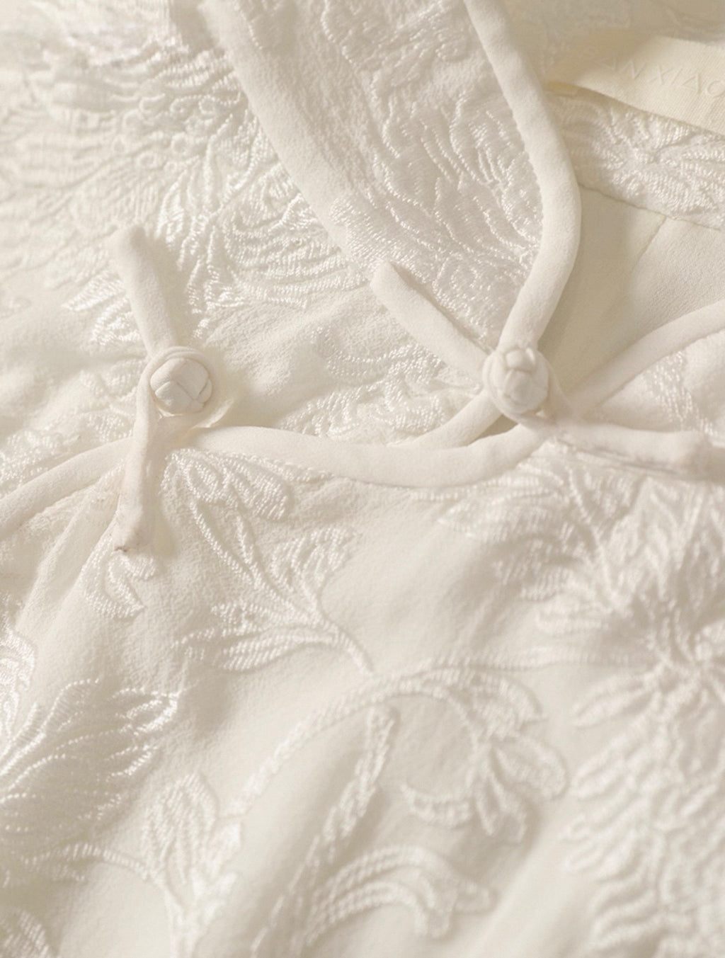 Pure Silk Cheongsam with Hand Embroidery