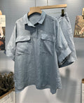 Plant-Dyed Pure Linen Shirt