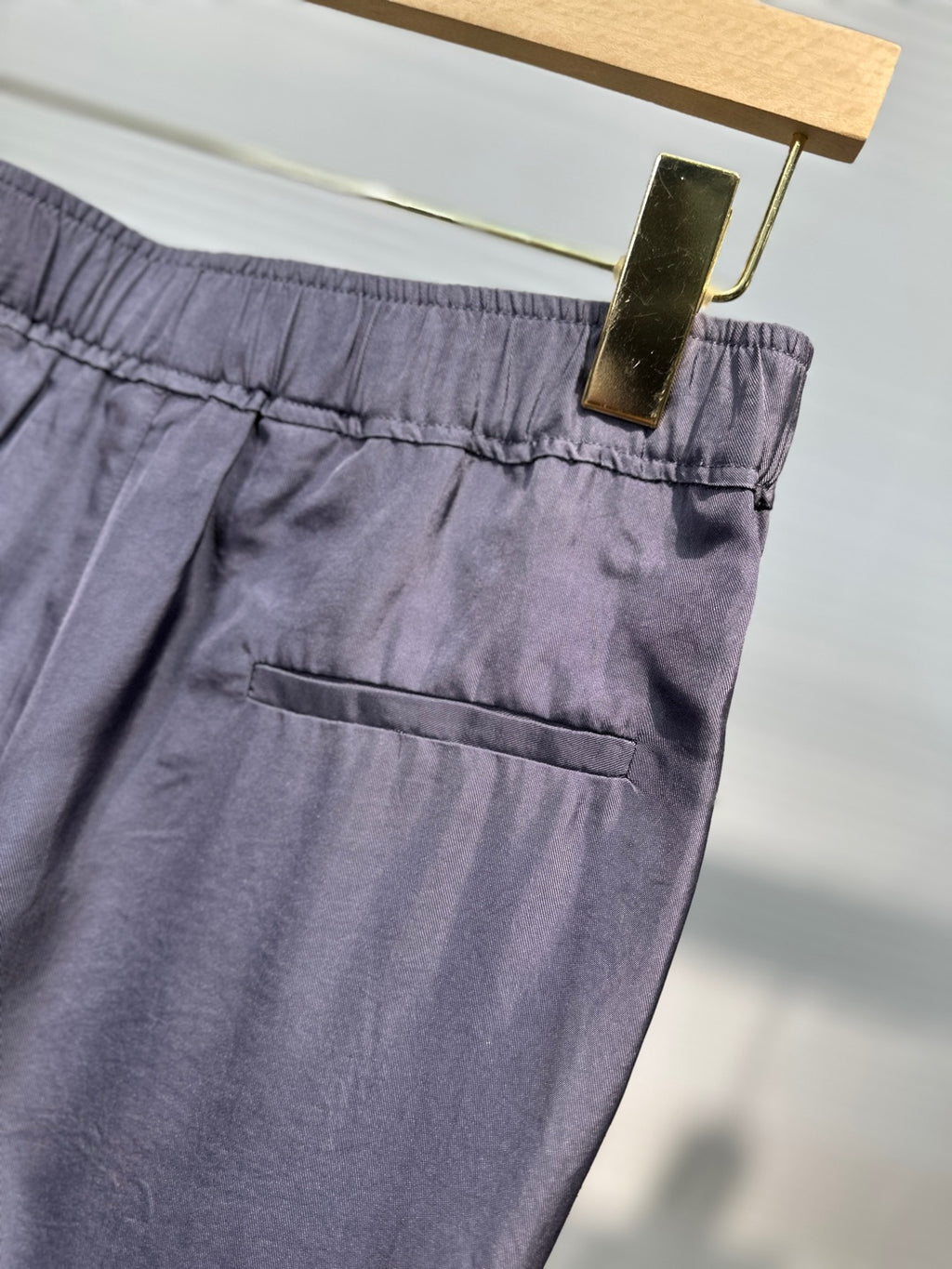 Soft Drape Acetate Trousers”