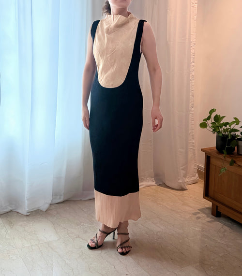 Absolute gorgeous silk-blend jacquard dress