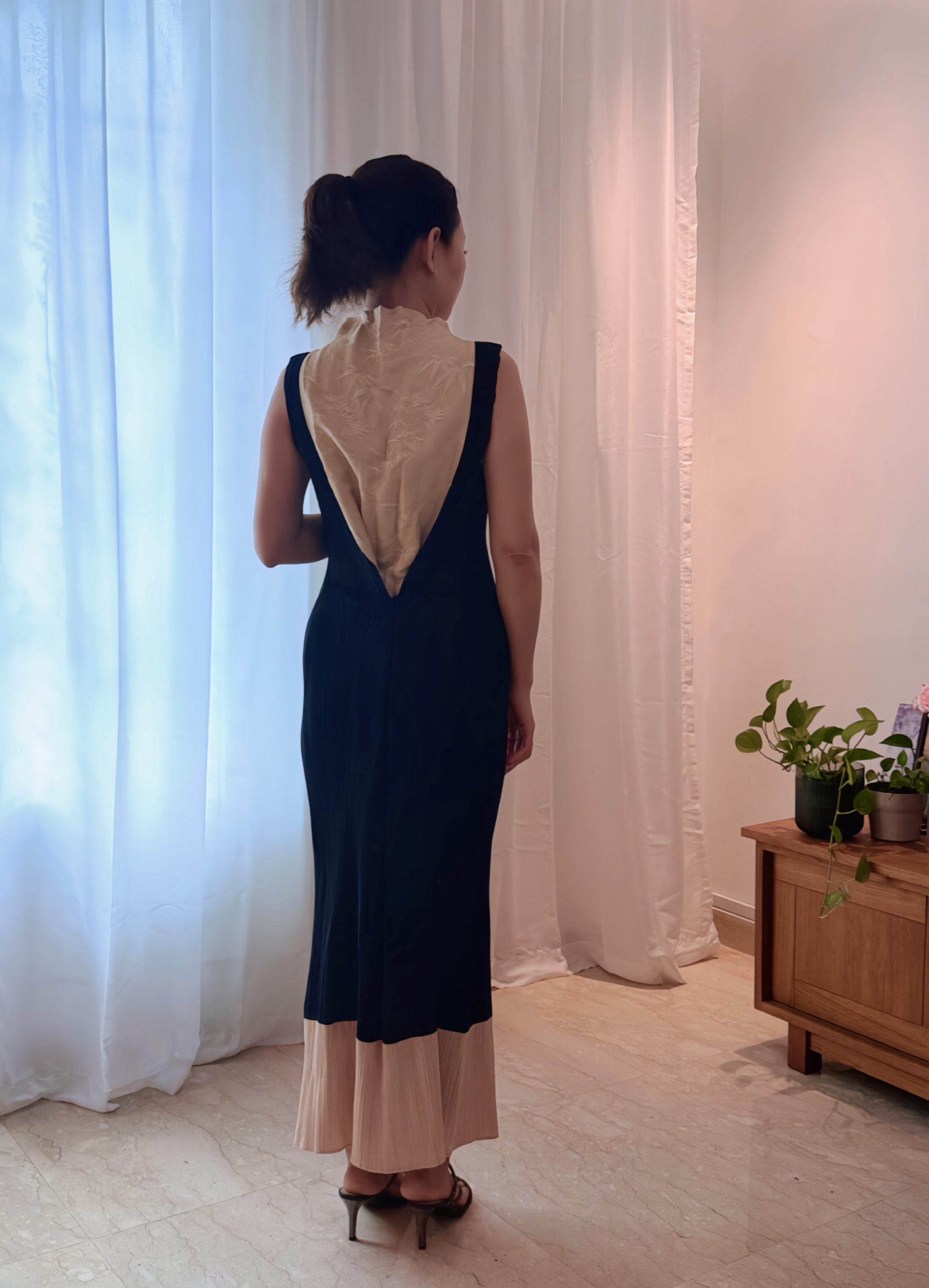 Gorgeous silk-blend jacquard dress